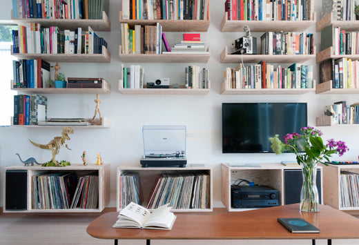 Plywood shelves
